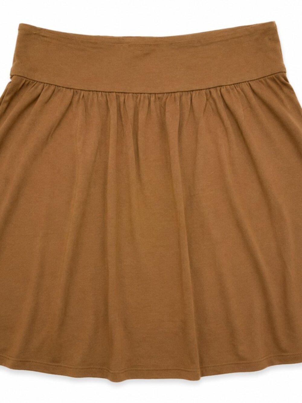 Nicole Miller Studio Brown Pull-On A-Line Skirt Size Small